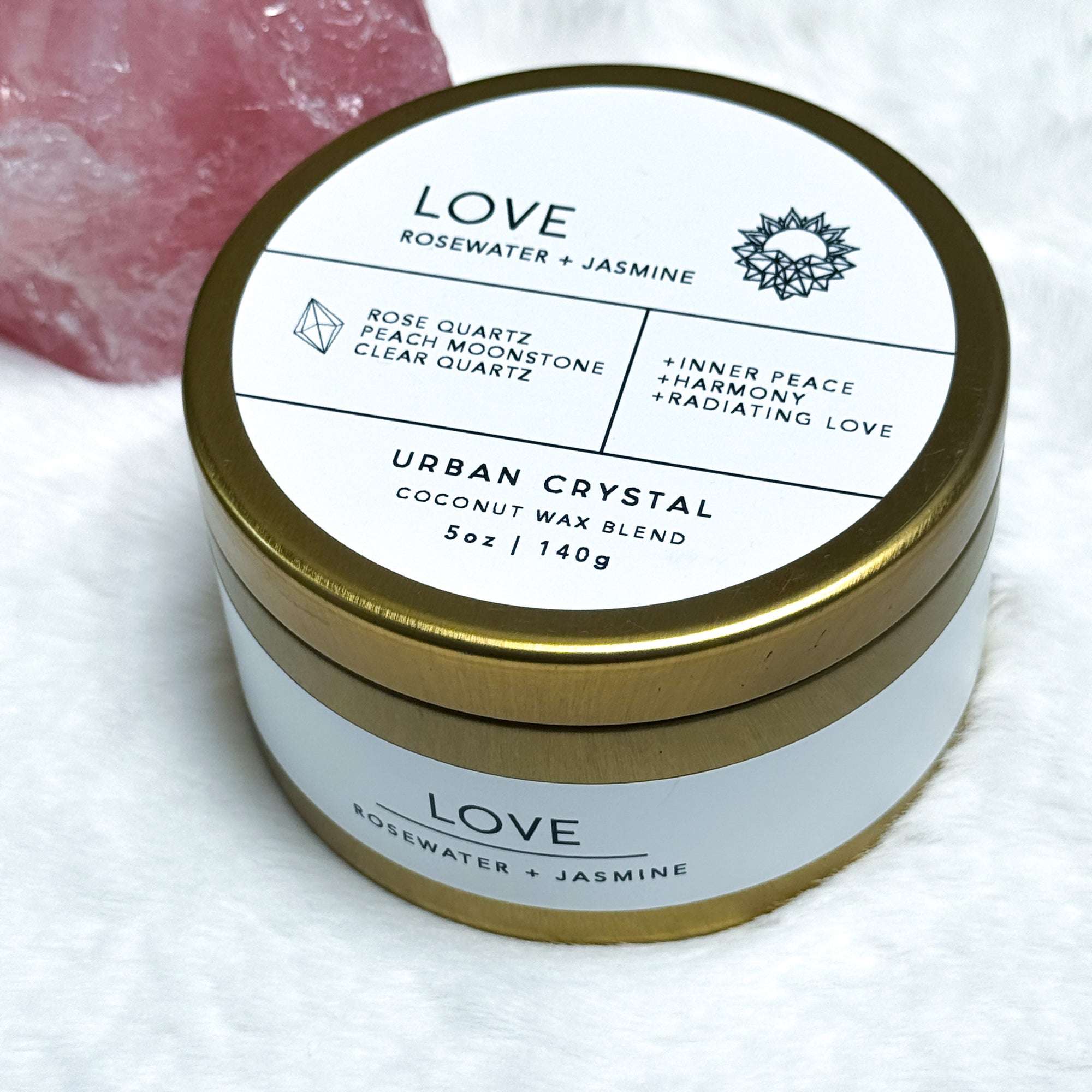 5oz Crystal Candle | Love
