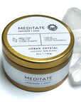 5oz Crystal Candle | Meditate