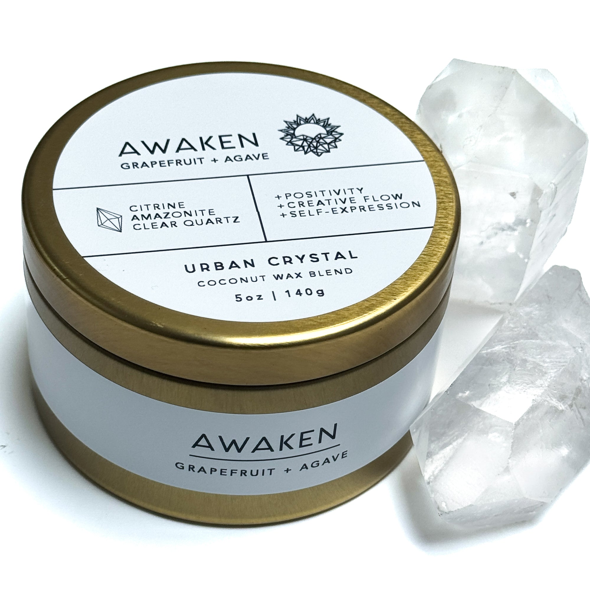 5oz Crystal Candle | Awaken