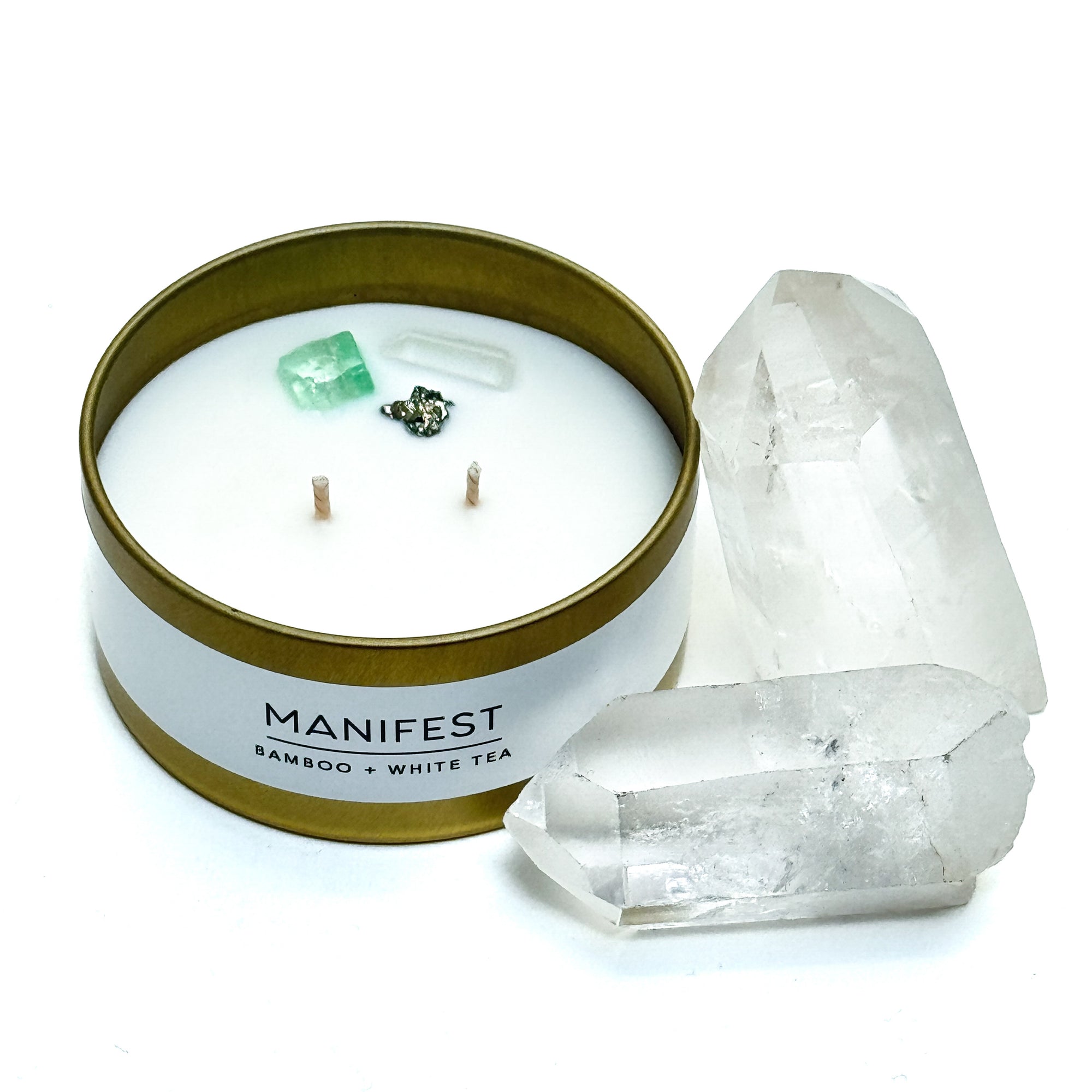 5oz Crystal Candle | Manifest
