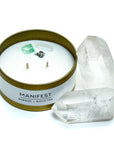 5oz Crystal Candle | Manifest