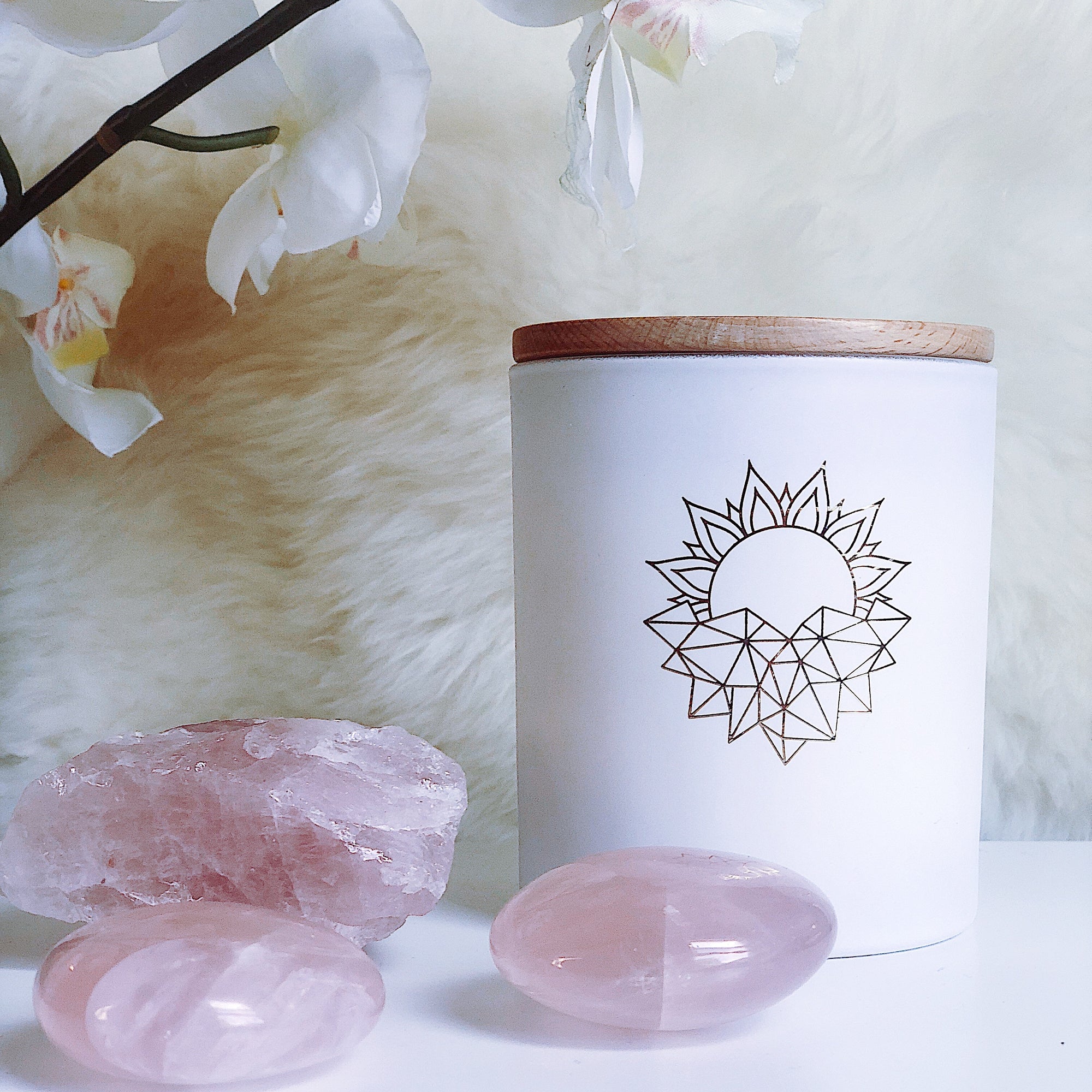 10oz Crystal Candle |  Love