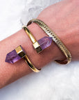 Amethyst Point Cuff