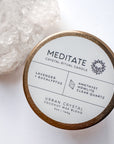 Meditate Candle - Lavender + Eucalyptus