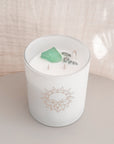 MANIFEST △ White Tea + Bamboo Crystal Ritual Candle