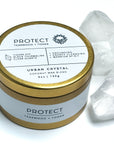 Protect △ Teakwood + Tonka Crystal Candle