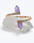 Amethyst Point Cuff